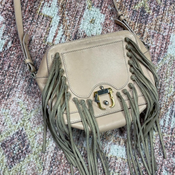Paula Cademartori Crossbody Leather Fringe Bag - Picture 2 of 7